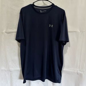 Blue Under Armour Short Sleeve Workout Shirt